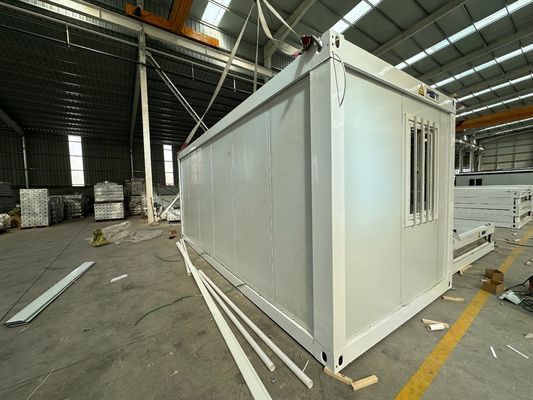 Πολυλειτουργικό 20ft αναδιπλούμενο σπίτι δοχείου Αλουμινίου παράθυρο φορητό και ρύπανση ρύπανση για εξωτερική κρεβατοκάμαρα
