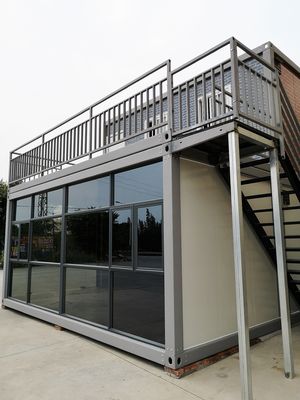 Αποσυναρμολογήσιμο δοχείο Prefab Cabana 50mm EPS/Rockwool τοίχο υλικό για κάμπινγκ και υπαίθριες δραστηριότητες