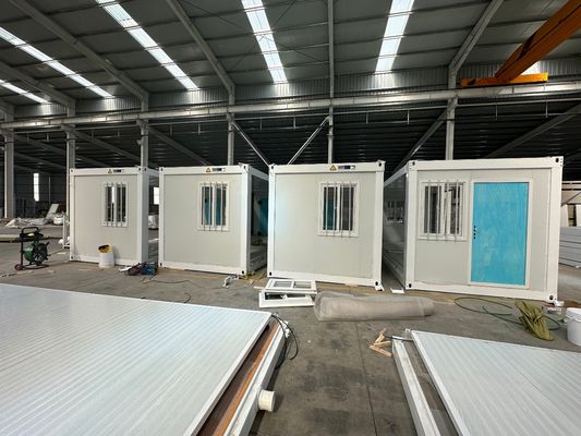 Ευέλικτη συναρμολόγηση 40 Φτ Ανθεκτικός σε τυφώνα Διπλώσιμο Κουτί Σπίτι Φορητό Κινητό Σπίτι Διπλώσιμο Κουτί Σπίτι για Γραφείο