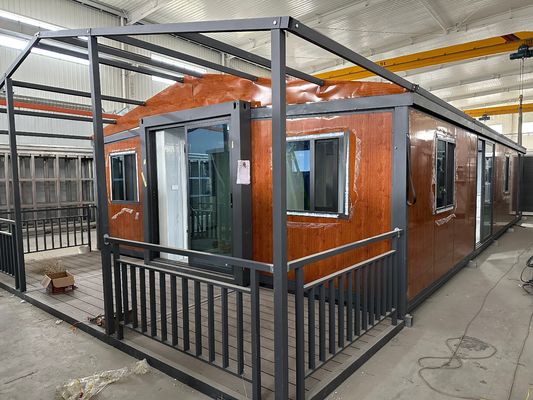 20ft επεκτάσιμη οικία εμπορευματοκιβωτίου με κουζίνα μοντέρνο σχεδιασμό πλήρως επιπλωμένο 2 υπνοδωμάτια φορητό διαμέρισμα από εξατομικευμένο