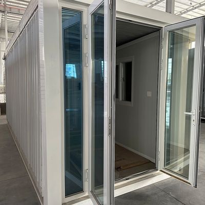 20ft 40ft επεκτάσιμη οικία εμπορευματοκιβωτίου πολυτελή διαβίωση με γαλβανισμένο φύλλο γυαλιού μαλλί τοίχωμα πάνελ και τυποποιημένο πάχος
