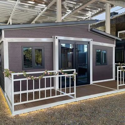 20Ft 40Ft ελαφρύ χάλυβα Prefab επεκτάσιμη κοντέινερ σπίτι φορητό κινητό σπίτι αδιάβροχο για αγροτικό χώρο διαβίωσης επιλογή