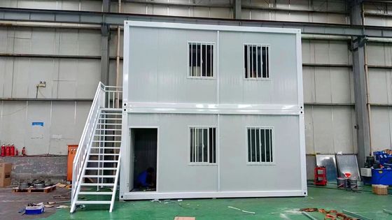 Αποσυναρμολογήσιμο 2 story Hotel Container House με σάντουιτς και ατσάλινο πλαίσιο