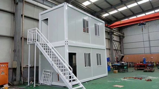 Αποσυναρμολογήσιμο 2 story Hotel Container House με σάντουιτς και ατσάλινο πλαίσιο