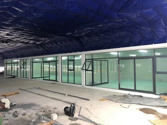 Αποσυναρμολογήσιμο 2 story Hotel Container House με σάντουιτς και ατσάλινο πλαίσιο