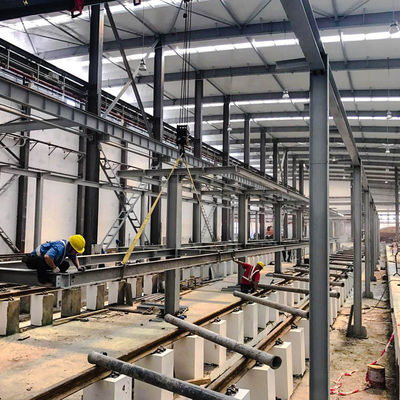 Προσαρμοσμένη ταχεία κατασκευή Q235/Q355 Χάλυβα δομή Εργαστήριο κτίριο με προκατασκευασμένο σχεδιασμό και ταχεία κατασκευή
