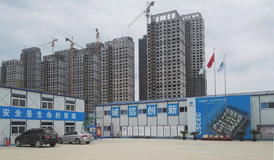 Τετράγωνο Prefab Σπίτι Σάντουιτς Σπίτια με πάνελ Κινητό Prefab Σπίτι Ηρίκωνα Ασφαλής Prefab Σιδηρομεταλλευτική δομή Μοδούλες Σπίτια