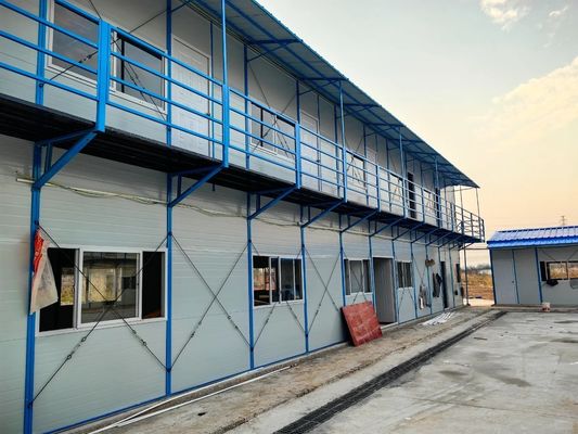 Διεθνές Prefab House Villa με 50/75/100mm Wave Sandwich Panel τοίχοι και πράσινα σπίτια στο Τρινιντάντ και Τομπάγκο