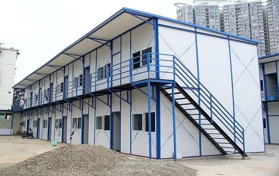 Γρήγορη μεταφορά Prefab Garden House με 50/75/100mm κύμα σάντουιτς πάνελ και ελαφρύ χάλυβα πλαίσιο δομής
