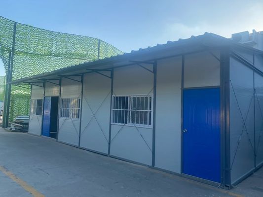 Μπλε λευκό φωτεινό χάλυβα δομή πλαίσιο Prefab σπίτι με 4 υπνοδωμάτια στη Νότια Αφρική διώροφο πολυτελές θόλο σπίτι
