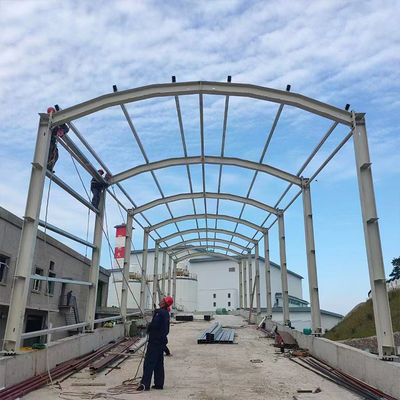 Ελαφρύ χάλυβα Q345 Q235 Κεντρικό πλαίσιο Προσυσκευασμένες δομές χάλυβα για εργοστάσιο για την εγκατάσταση παραγωγής σας