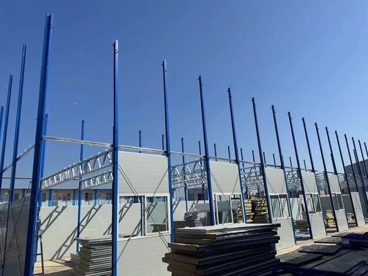 Αλουμινένιο παράθυρο Προσυσκευασμένο θόλο Σπίτι για εργαστήριο Αποθήκη Κατασκευή Γραφείο και σύγχρονο σχεδιασμό 3 Διαμερίσματα υπνοδωματίων