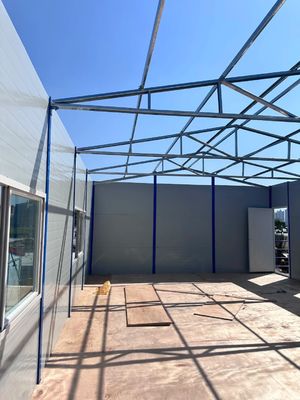 Αντι-διαβρωτικό προκατασκευασμένο γυάλινο σπίτι σε εκλεκτικό στυλ σχεδιασμού για εύκολη εγκατάσταση