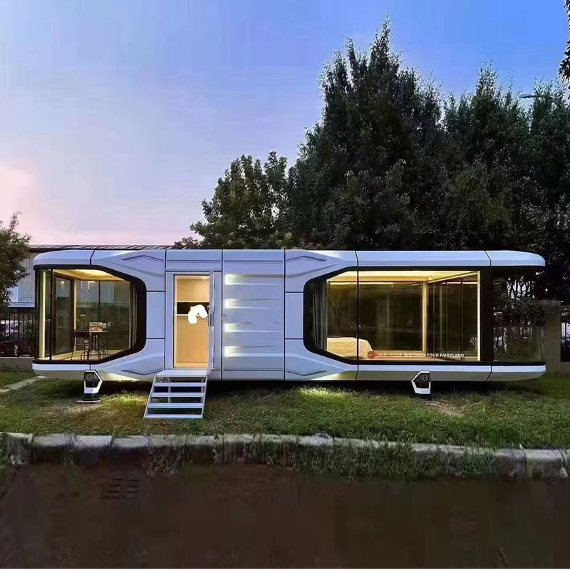 Αμεσής προμήθεια Σύγχρονη Prefab Capsule House Διαστημική Κάψουλα κρεβάτι Καμπίνα ξενοδοχείου με σύγχρονο στυλ σχεδιασμού