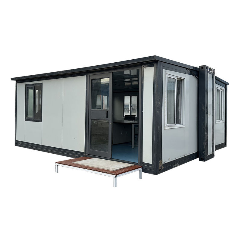 Μεταφορές και φορτίο Πολυλειτουργικό 20Ft Prefab Container Επεκτάσιμο σπίτι Ελαφρύ χάλυβα Πλαστικό προκατασκευασμένο σπίτι για αγρόκτημα