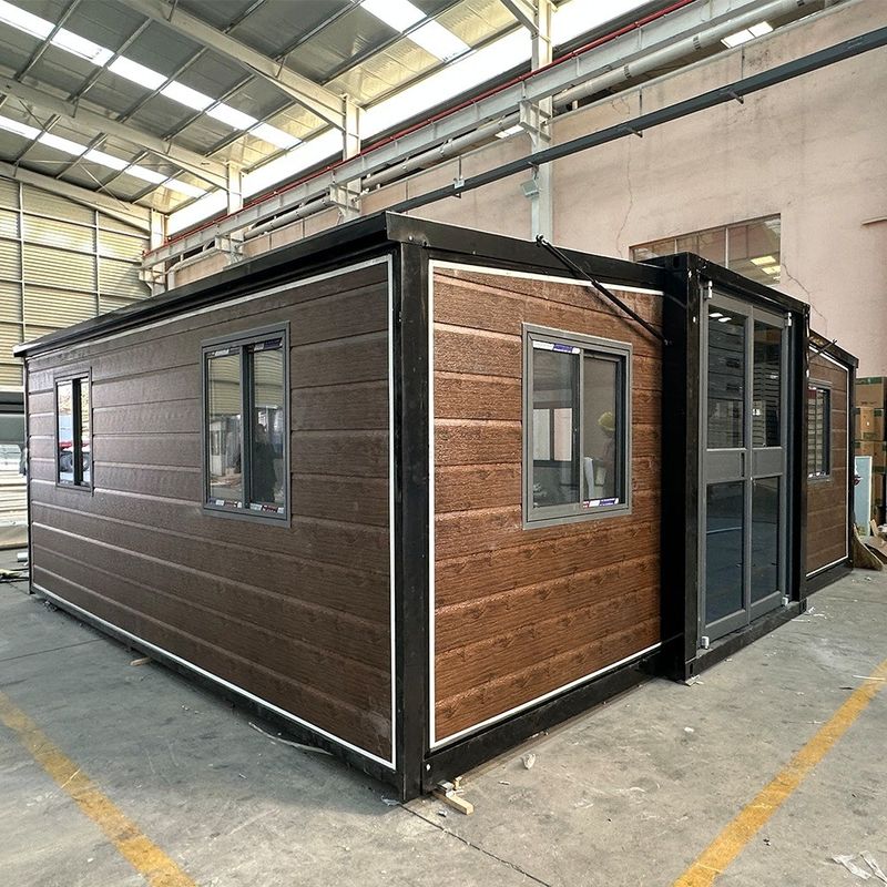 15-30 έτη διάρκεια ζωής 20 Ft Prefab Container Σπίτια με ευέλικτη εγκατάσταση συναρμολόγησης και πυρόστακτο υδατοασφαλές τοίχωμα