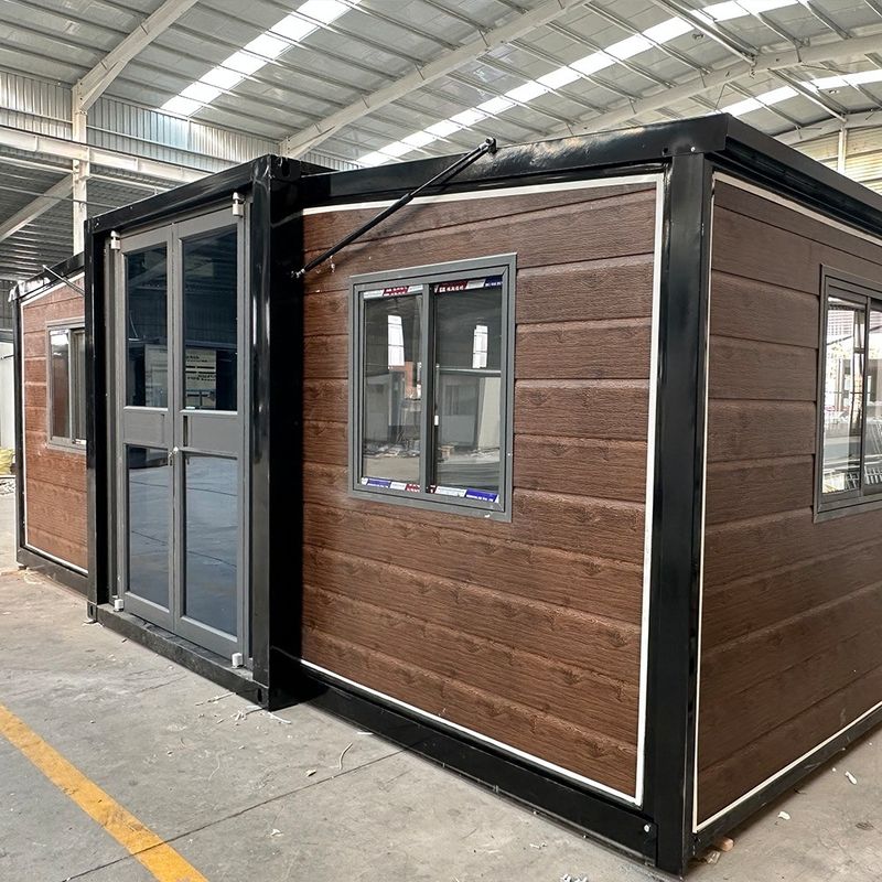 Προσαρμοσμένη Ενέργεια Ελαφρύ Χάλυβα Prefab Σπίτι Ευέλικτη συναρμολόγηση 40 ποδιών Επεκτάσιμη βίλα δοχείο για το σπίτι ξενοδοχείο