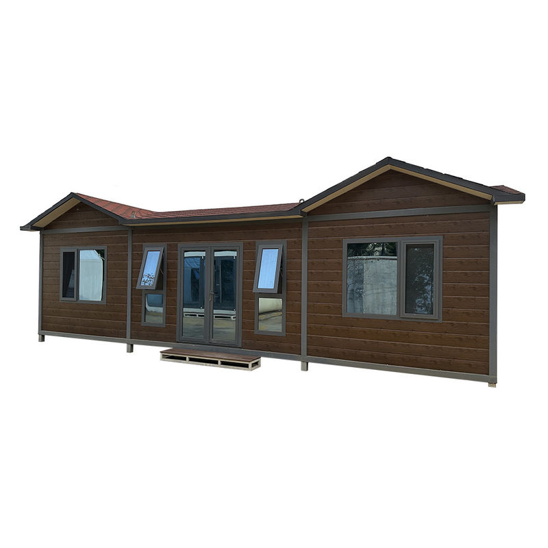 Σύγχρονο σχεδιασμό 20ft 40ft εξωτερικό Flat Pack Container House με τουαλέτα και μπάνιο Sandwich Panel Προαιρετικό