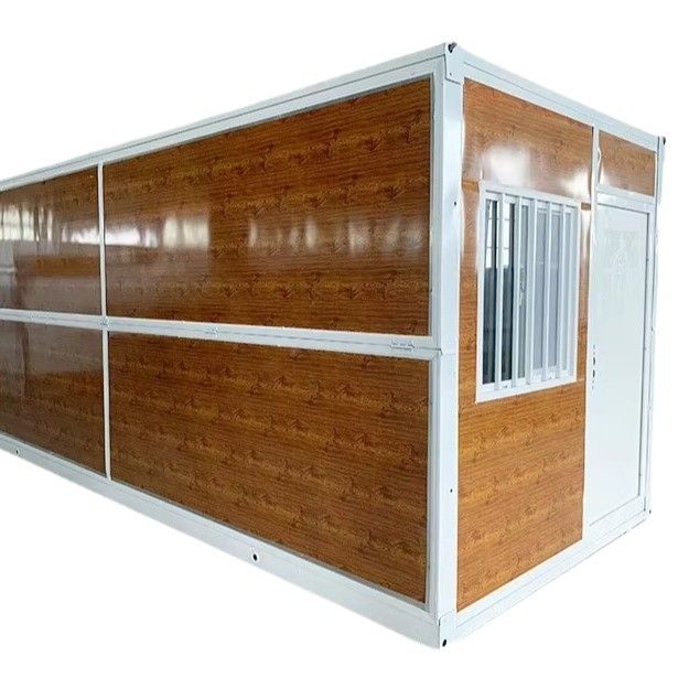 20ft 40ft Steel Frame Μονουλικές προκατασκευασμένες κατοικίες Δυνατότητα αναδίπλωσης Κωνσταντινοκατοικία Γρήγορη εγκατάσταση Προσαρμοσμένα πρότυπα χρώματος