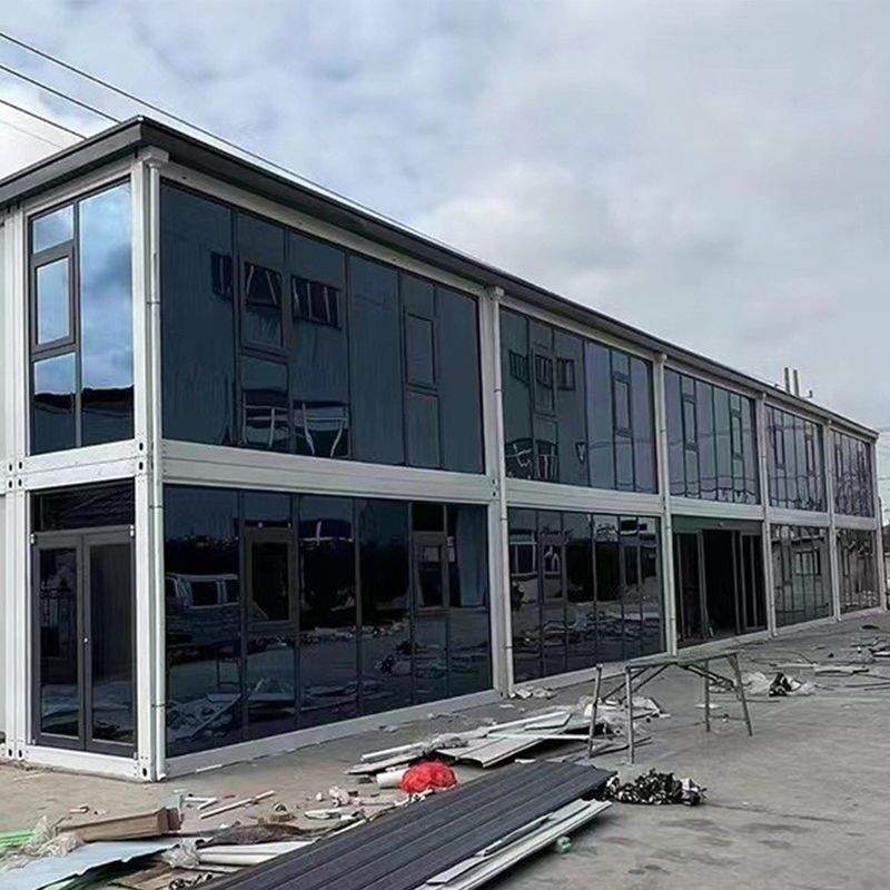 Πίνακα σάντουιτς Αδιάβροχο για τυφώνα 20ft 40ft Camping Mobile Prefab Cabana Portable Prefabricated Villa σε μοντέρνο στυλ σχεδιασμού