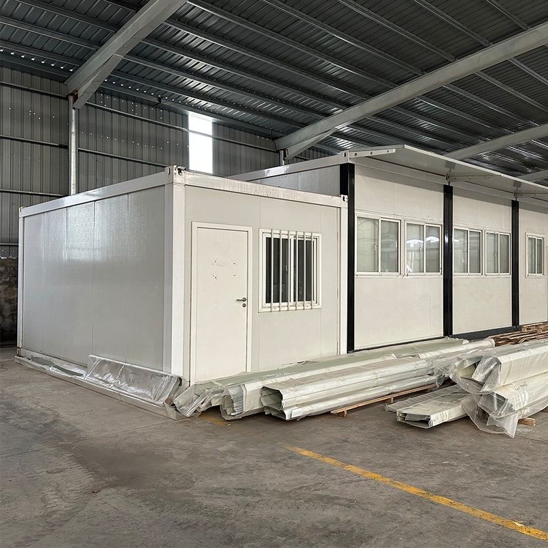 Προσαρμοσμένο χρώμα Luxe ξύλινο σπίτι Prefab ξενοδοχείο 3 δωμάτια και 4 υπνοδωμάτια 20 ft House Kit Prefab Flat Pack Container House
