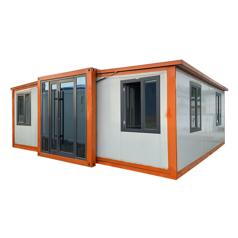Συγκεντρώστε Prefab κινητό σπίτι δοχείο σπίτι επεκτάσιμα δοχείο σπίτι σε τροχούς έτοιμο για αποστολή με την άνω οροφή υδατοασφαλής