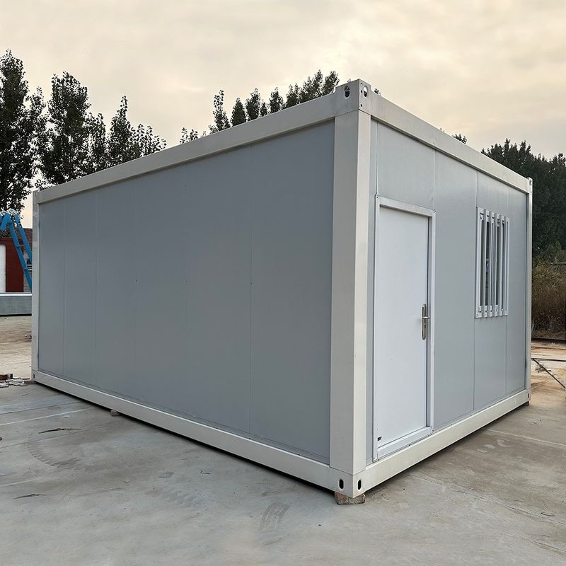 Ελαφρύ χάλυβα 20 ft Flat Pack Container House Προετοιμασμένα σπίτια κατασκήνωσης για προσαρμοσμένη βίλα