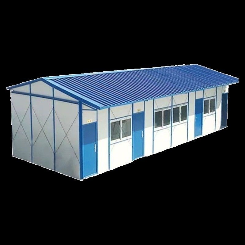 Μπλε λευκό φωτεινό χάλυβα δομή πλαίσιο Prefab σπίτι με 4 υπνοδωμάτια στη Νότια Αφρική διώροφο πολυτελές θόλο σπίτι